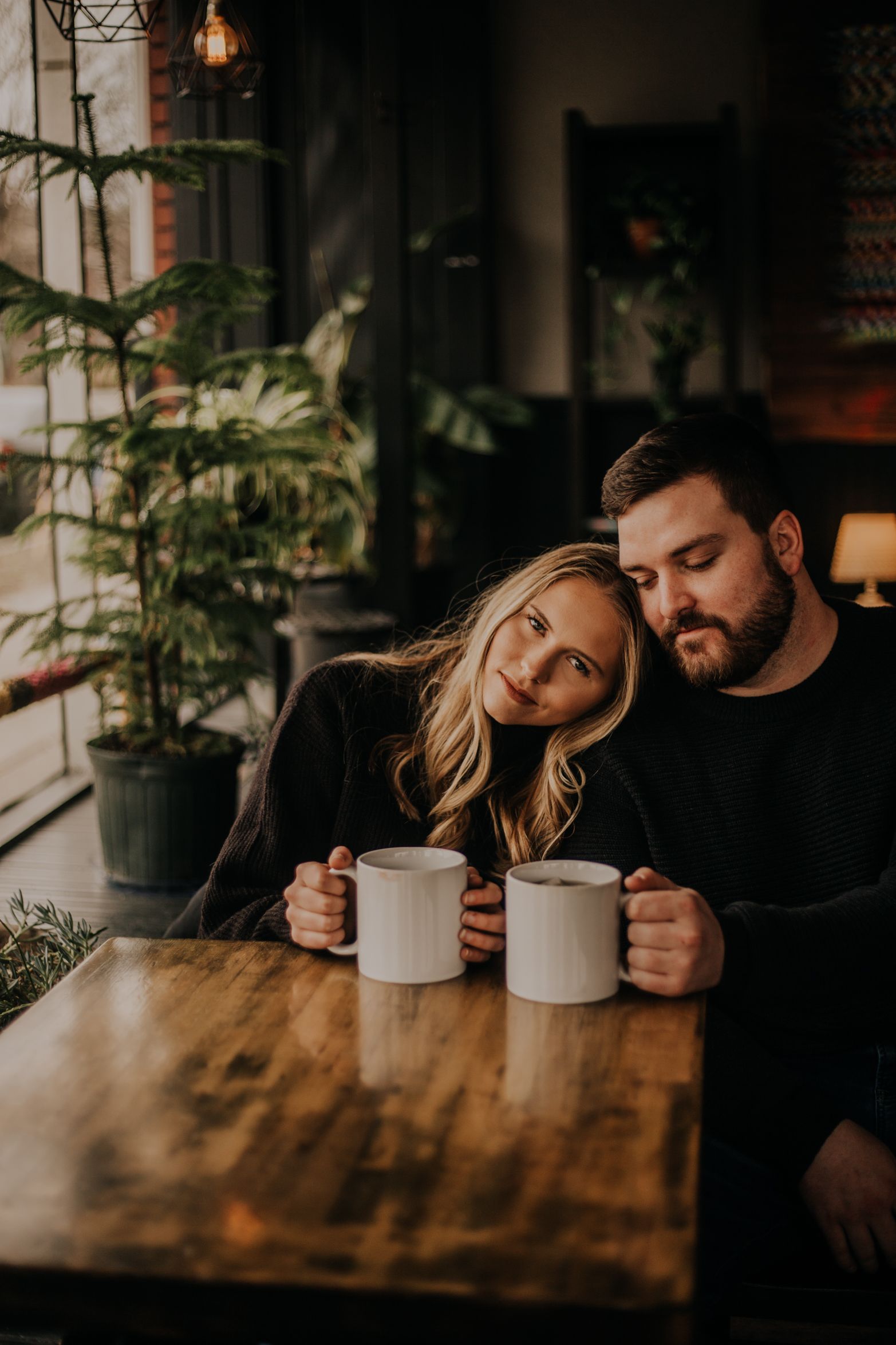 Front Hug Hidden Face